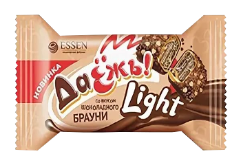 Конфета Даёжъ Light со вкусом шоколадного брауни